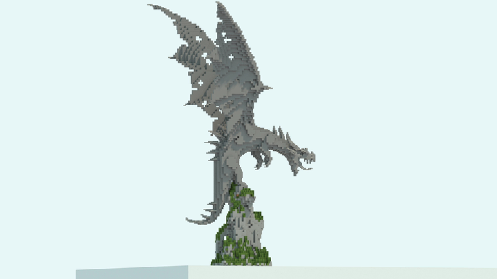 Large Dragon Statue – key image